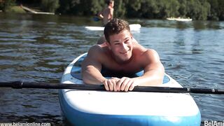 Blake on paddleboard